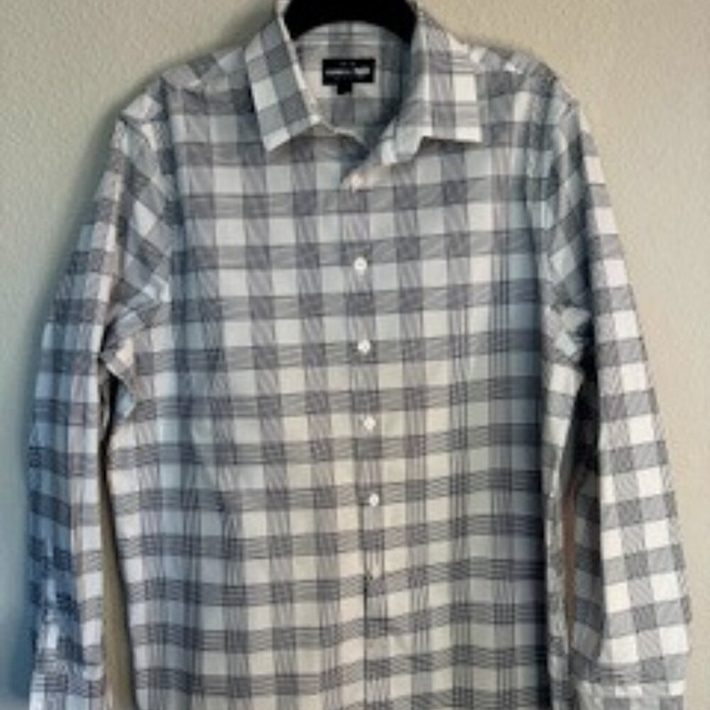 Extra Slim Stretch Cotton 1MX Dress Shirt -‎ Express